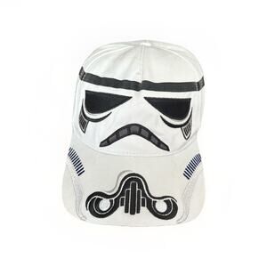 DISNEY PARKS STAR WARS Stormtrooper Face Move Along White Adult Hat Baseball Cap